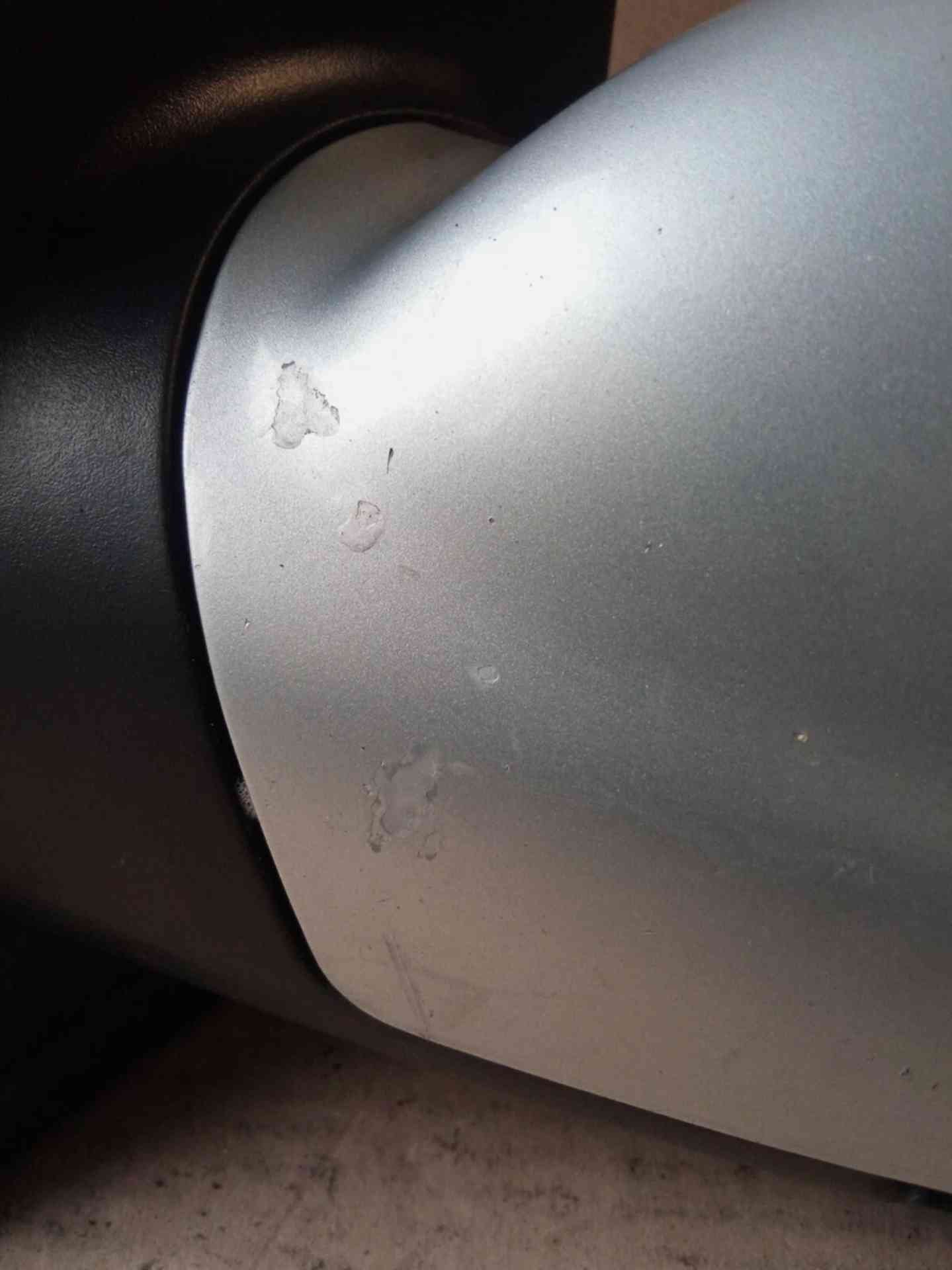 Specchietto retrovisore sinistro SX Volkswagen Fox grigio metallizzato 2 spine 5 fili (3+2) dal 2005 al 2011 - immagine 3