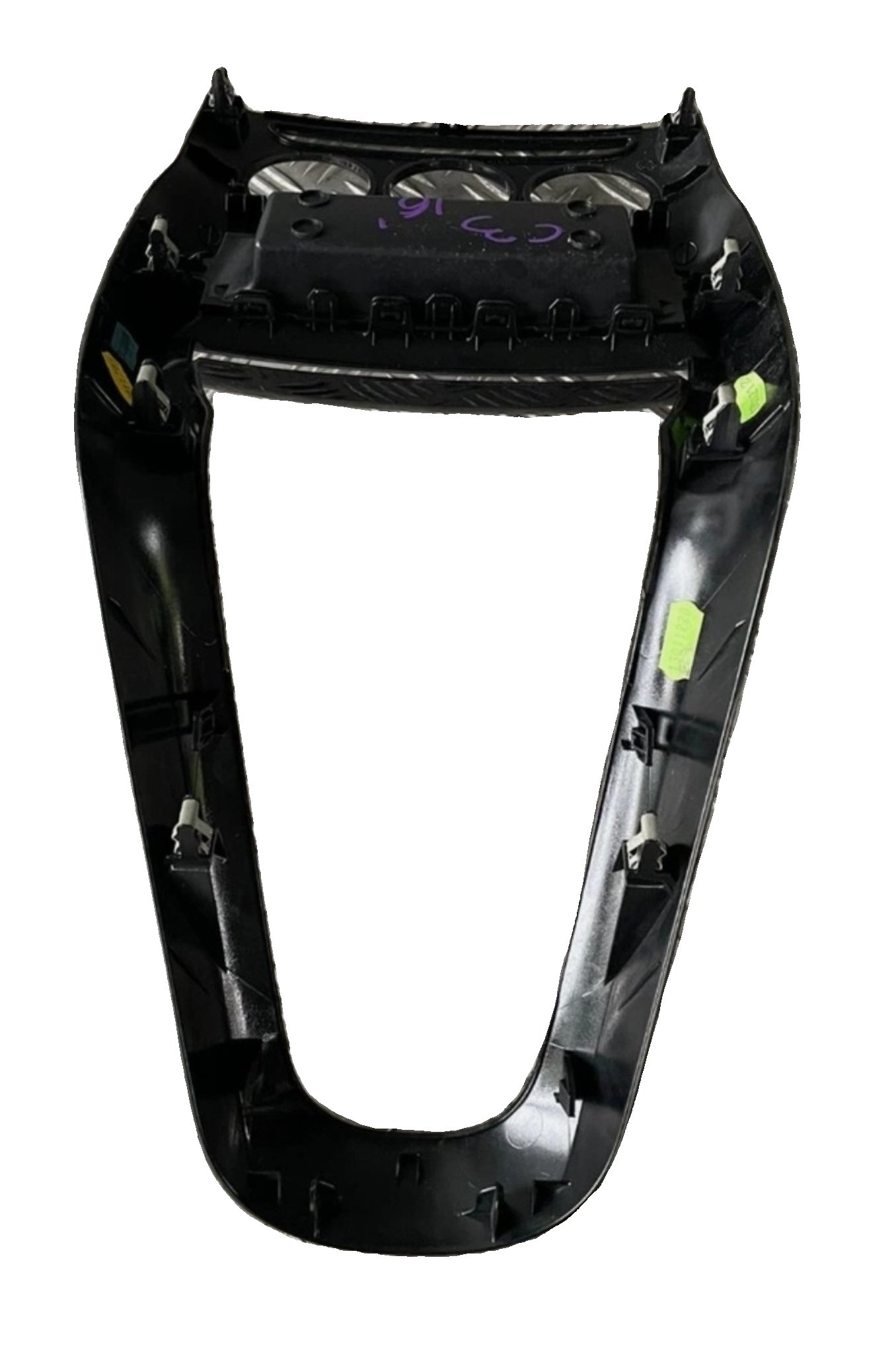 Consolle modanatura centrale nera Citroen C3 dal 2013 al 2016 - immagine 2