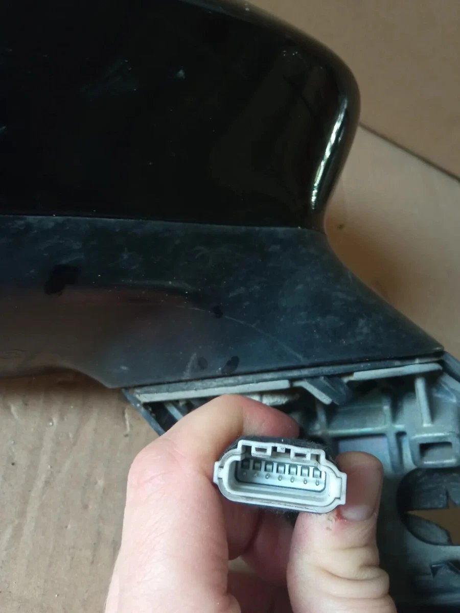 Specchietto Retrovisore Destro DX Fiat Grande Punto Mod. 199 Nero 7 Fili dal 2005 al 2015 - immagine 6